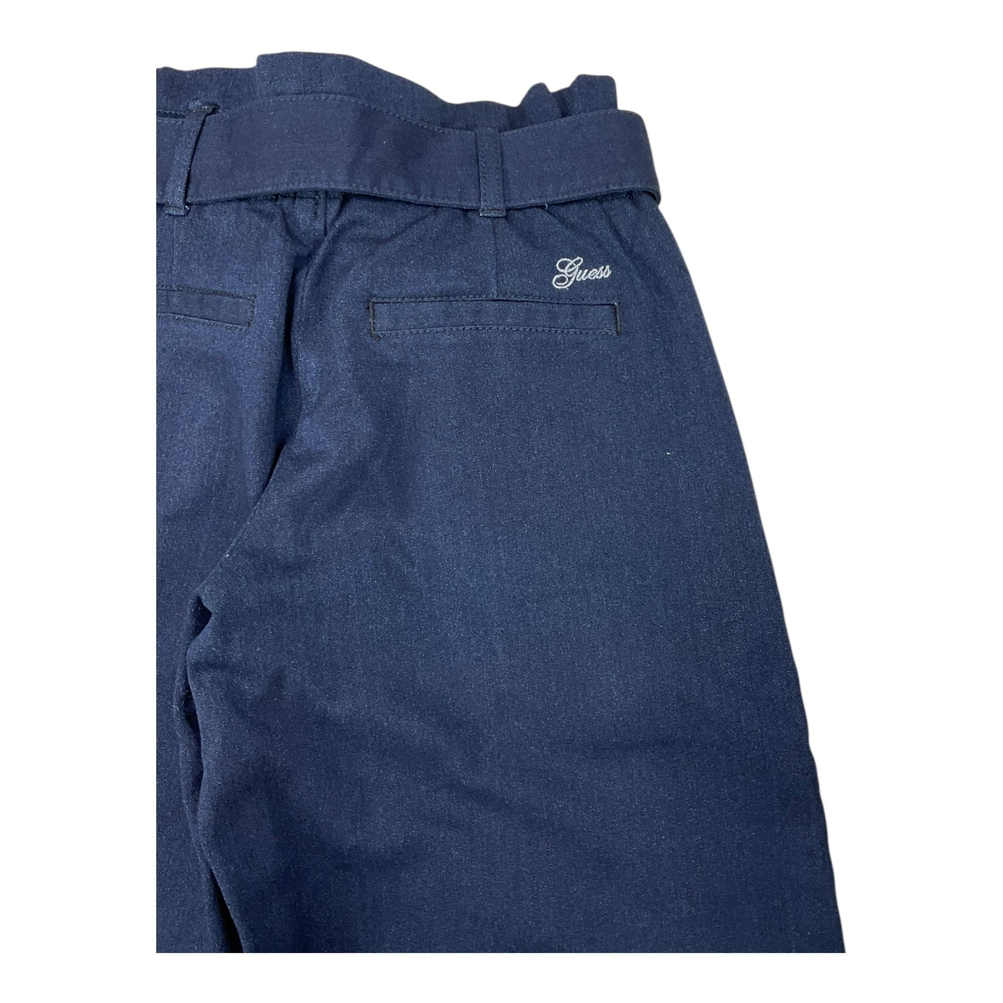GUESS pantalone tinta unita modello a palazzo Blu per Bambina FBRJUJR5 BLU GUESS