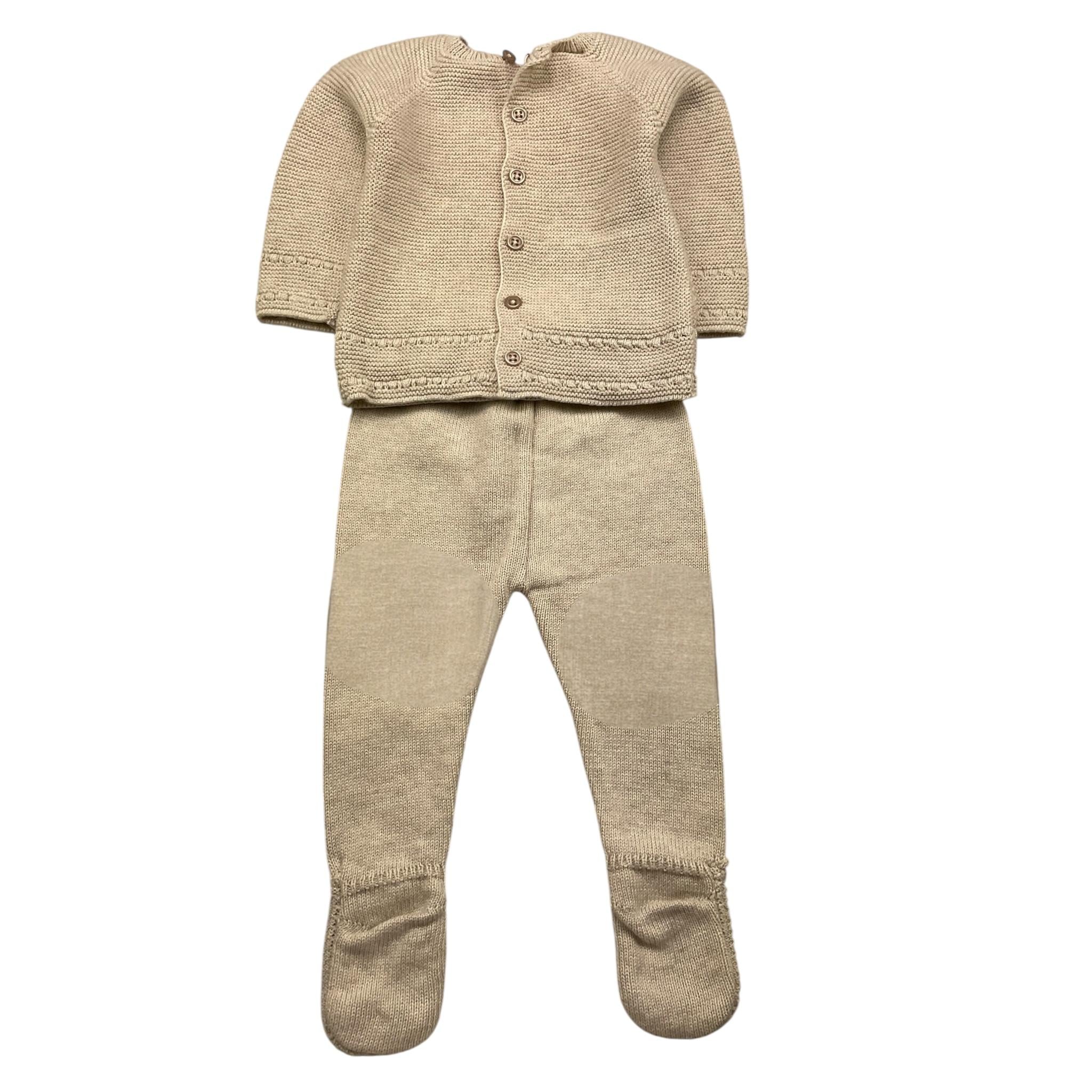 PAZ RODRIGUEZ completo 2pz maglia-pantalone Beige per Neonato 003120955 BEIGE PAZ RODRIGUEZ