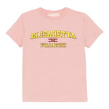 ELISABETTA FRANCHI t-shirt girocollo tinta unita con stampa Rosa per Bambina EFTS220 ROSA ELISABETTA FRANCHI