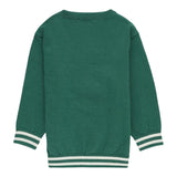 MOSCHINO maglia girocollo tinta unita con stampa orso Verde per Neonato MYW00JXX VERDE MOSCHINO