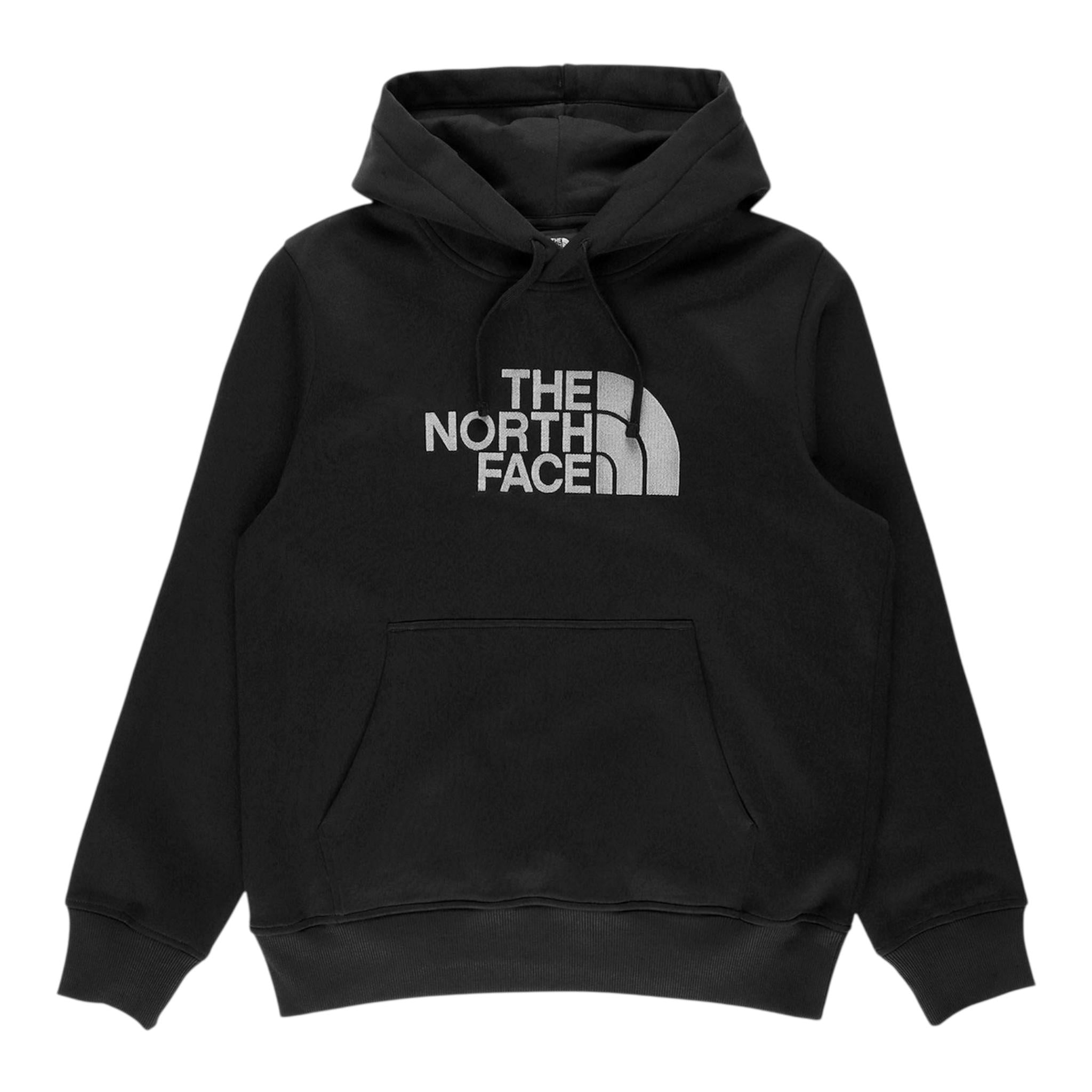 THE NORTH FACE felpa chiusa con cappuccio tinta unita con logo Nero per Bambino NF0A89HHJKE NERO THE NORTH FACE