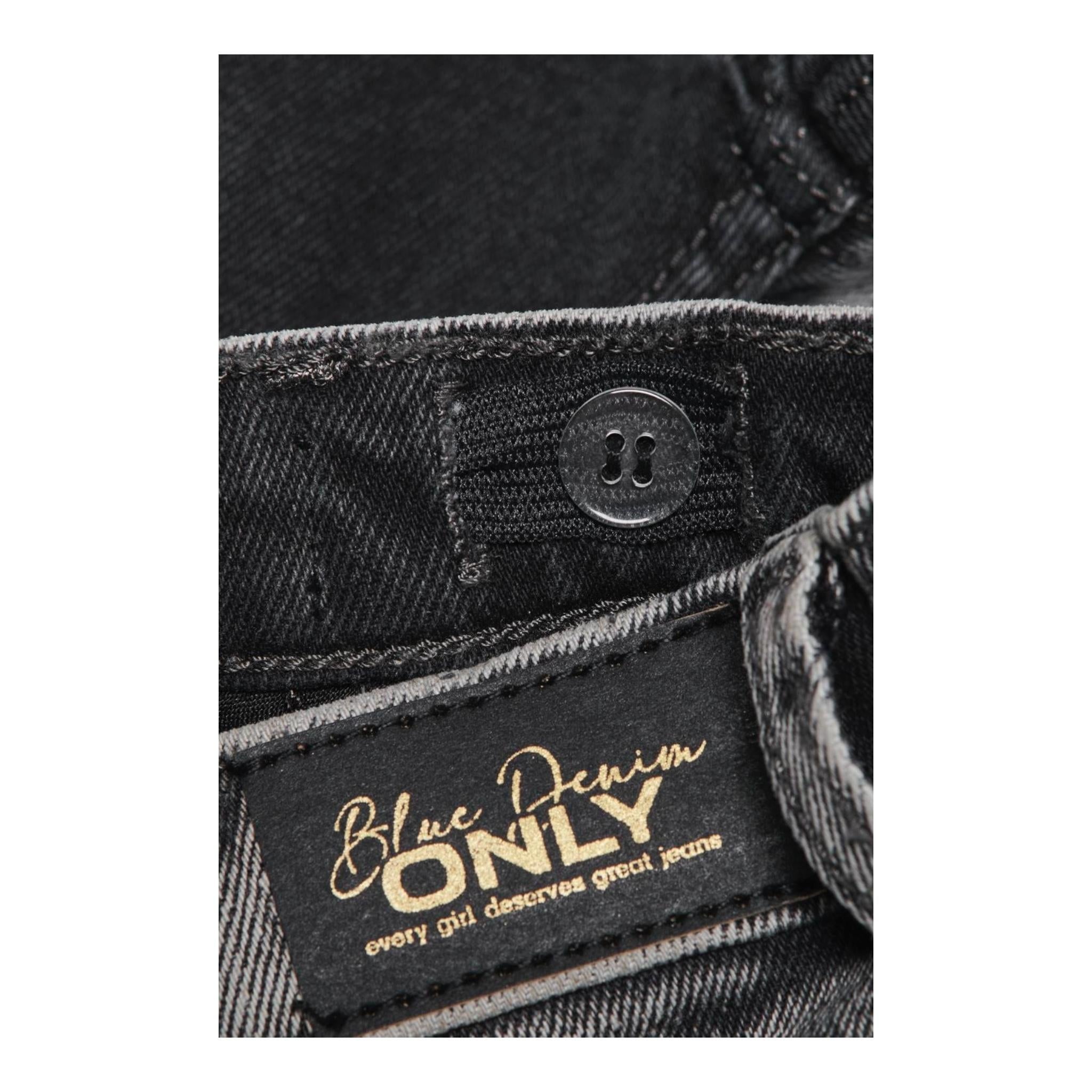 ONLY jeans bicolore con girovita regolabile Nero per Bambina 15284472 NERO ONLY