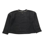 ZHOE & TOBIAH maglia tinta unita con applicazioni Grigio per Bambina KTT20 GRIGIO ZHOE & TOBIAH
