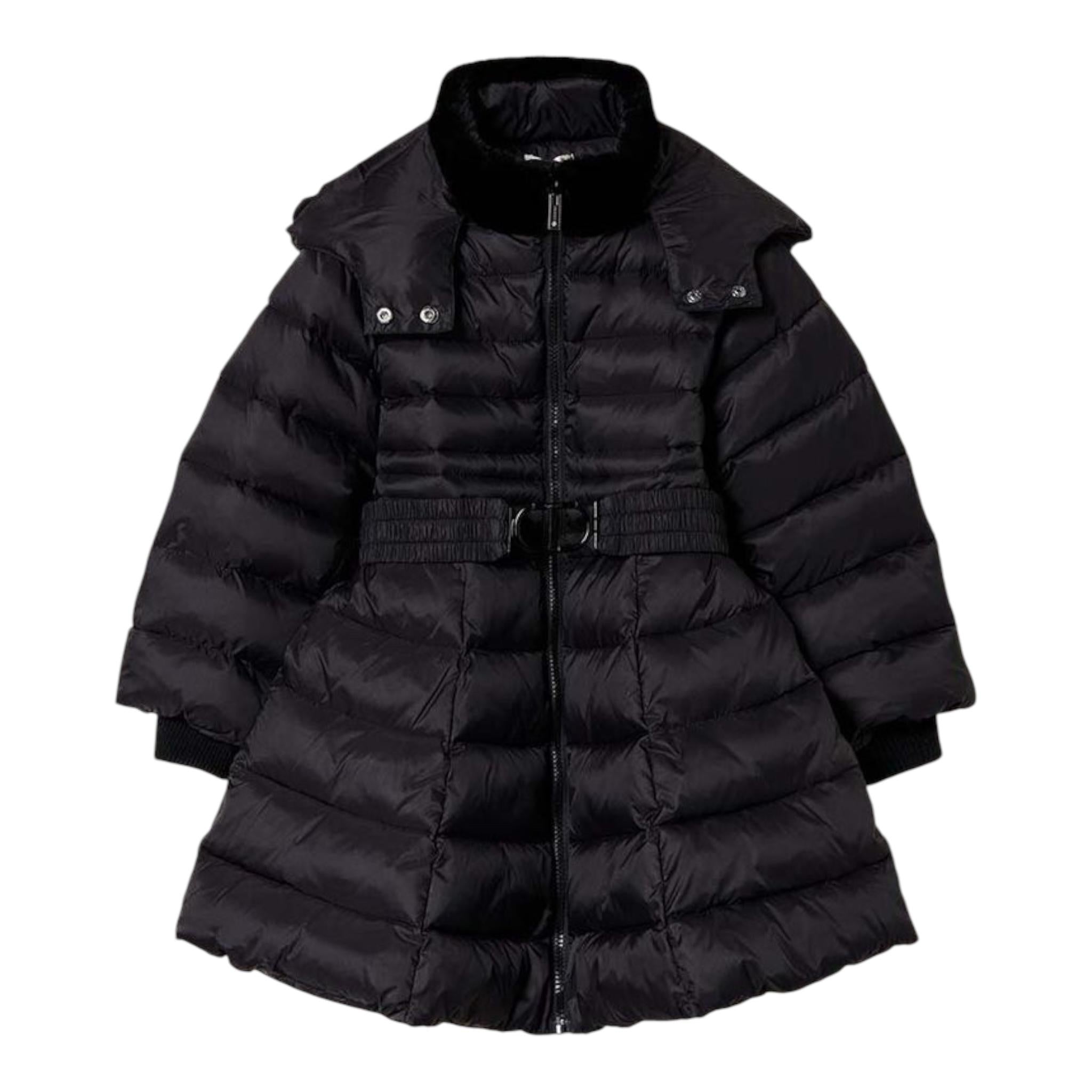 TWINSET giubbino tinta unita con zip e cappuccio Nero per Bambina 242GJ2320 NERO TWINSET