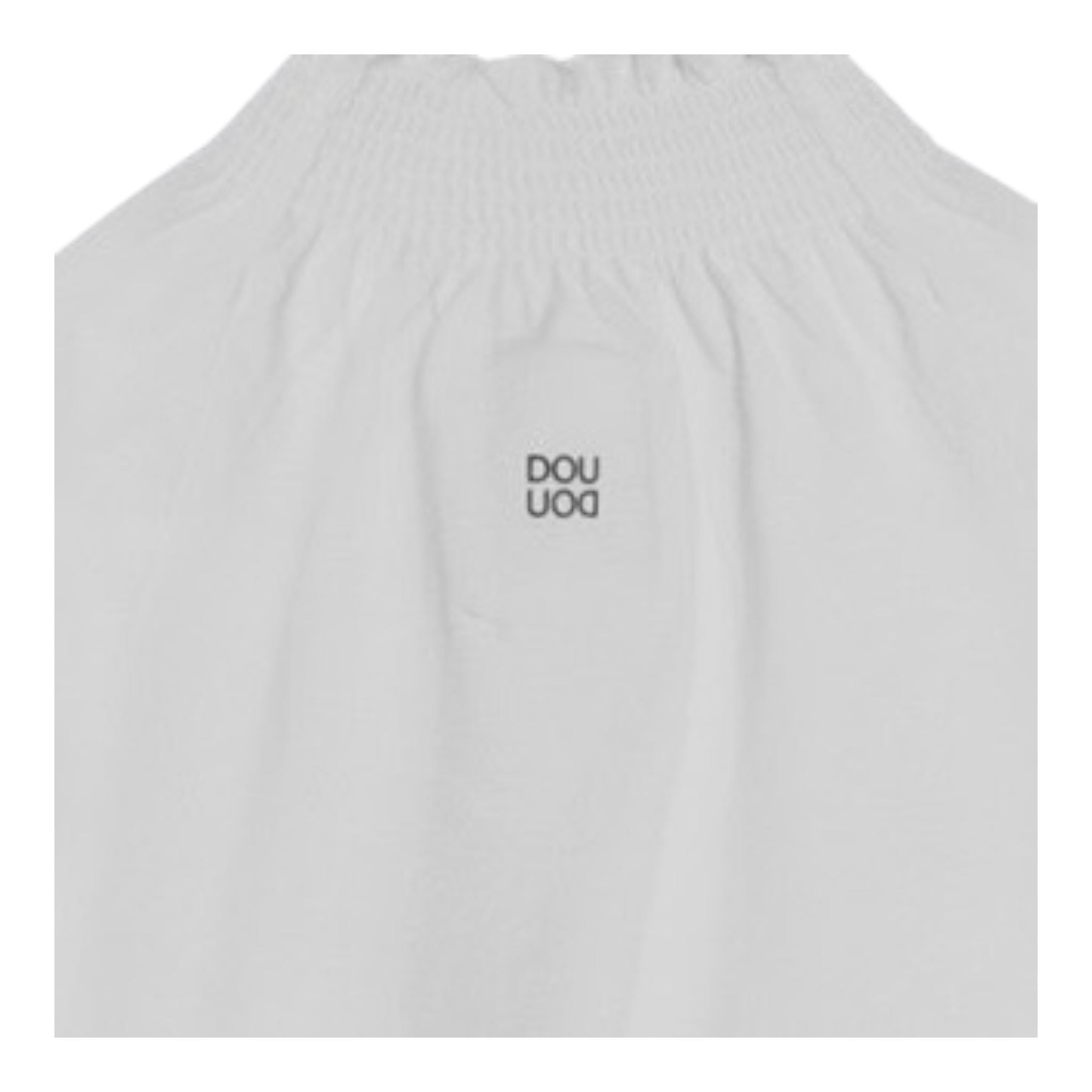 DOU DOU shirt tinta unita con collo elasticizzato Bianco per Bambina DT8A10XX BIANCO DOU DOU