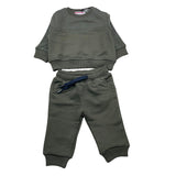 CESARE PACIOTTI completo 2 pezzi felpa-pantalone tinta unita Verde per Neonato MFP5354BBX VERDE CESARE PACIOTTI