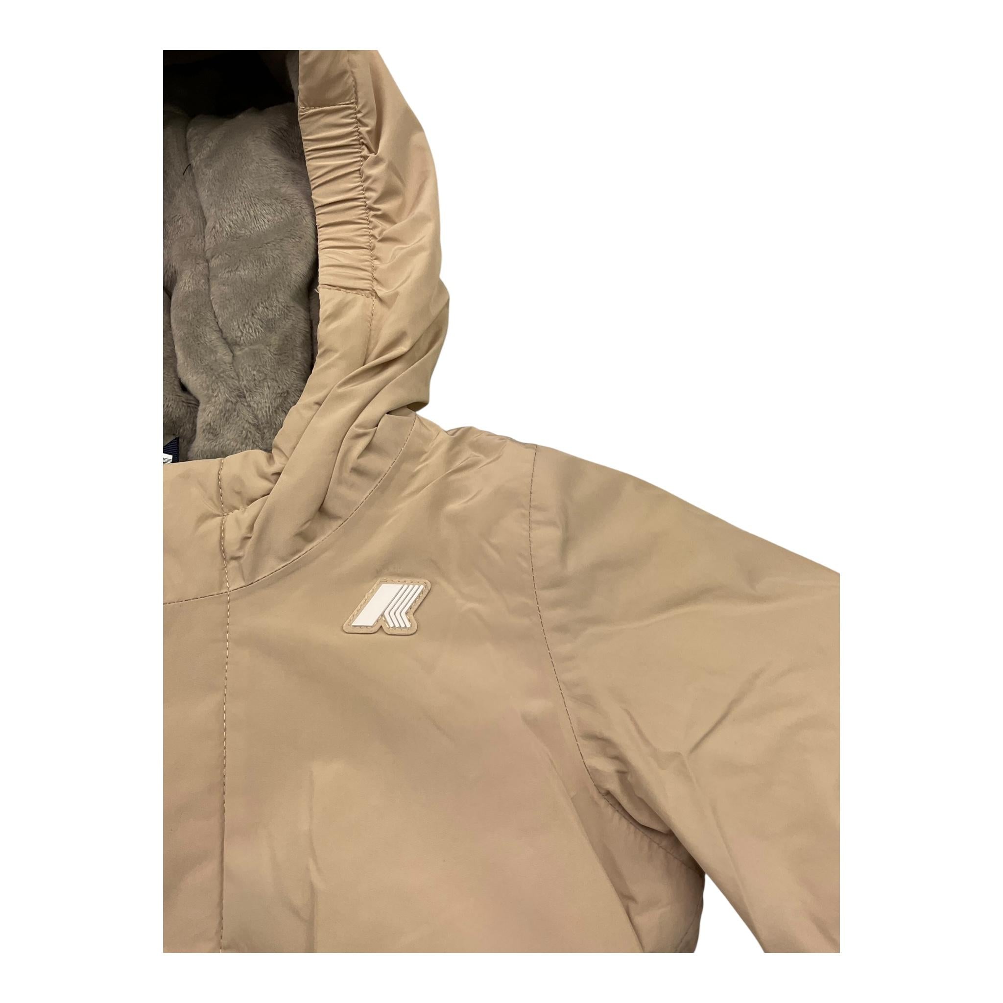 K-WAY giubbino tinta unita con cappuccio Beige per Neonato K4137VWXXX BEIGE K-WAY