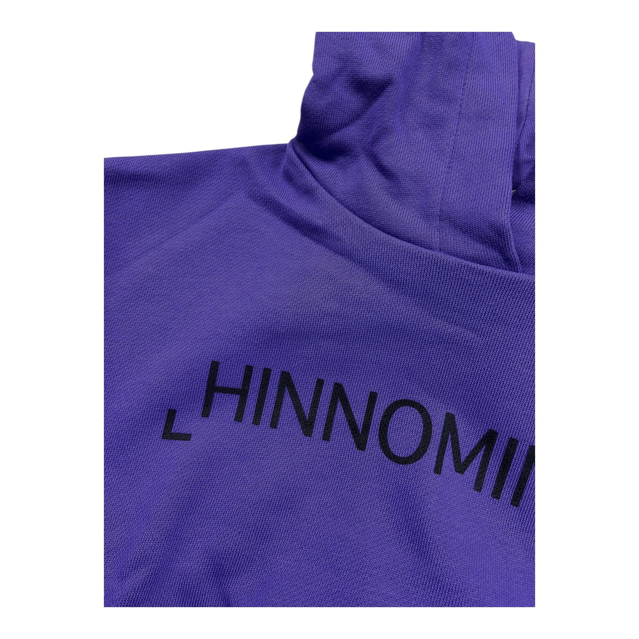 HINNOMINATE felpa chiusa tinta unita con cappuccio Viola per Bambina 2641FY00031 VIOLA HINNOMINATE
