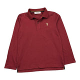 TRUSSARDI polo manica lunga tinta unita Rosso per Bambino TBA25073 ROSSO TRUSSARDI