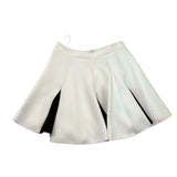 TWINSET gonna tinta unita con contrasti Bianco per Bambina 242GJ2012 BIANCO TWINSET