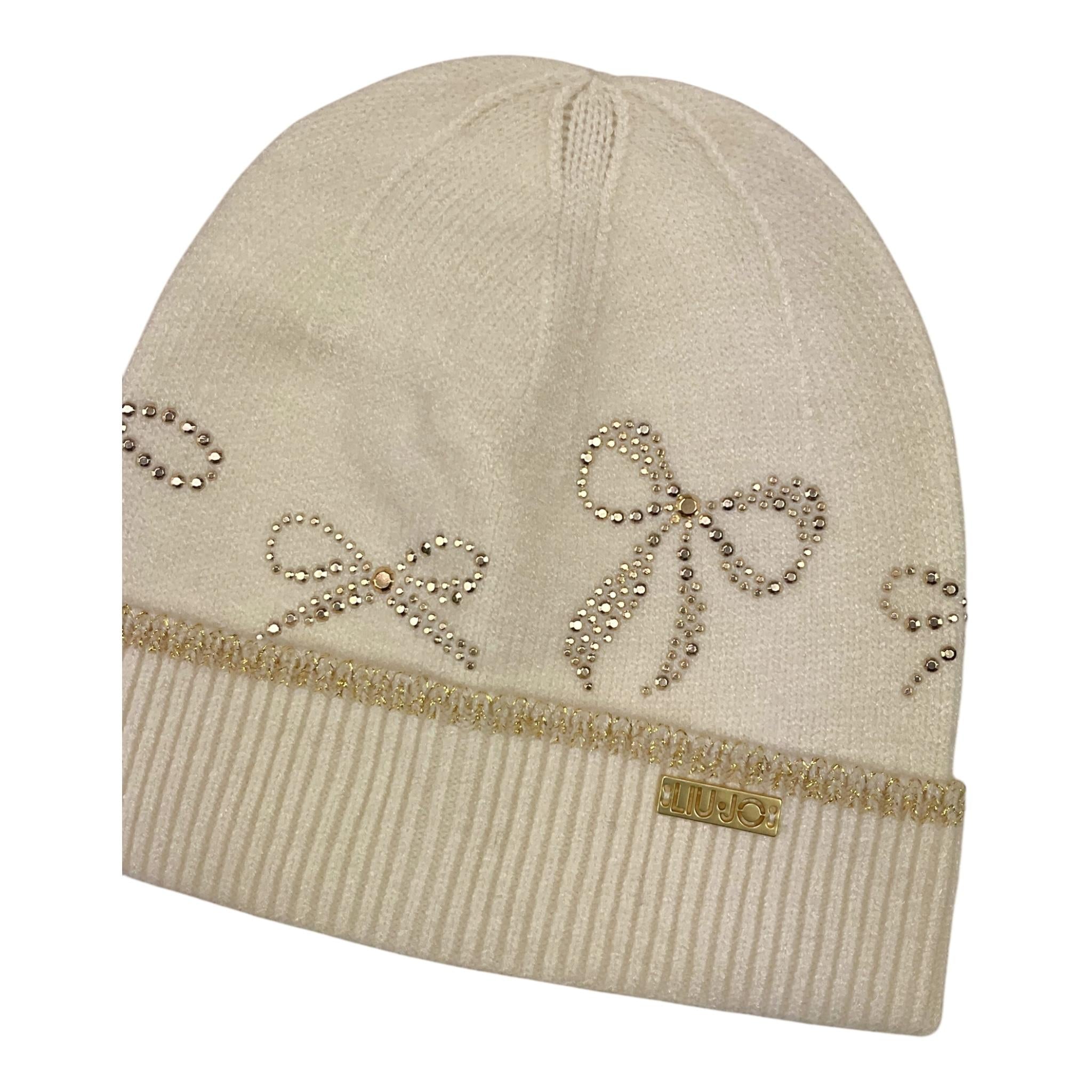 LIU JO set cappello-scaldacollo tinta unita Panna per Bambina KF4130 PANNA LIU JO