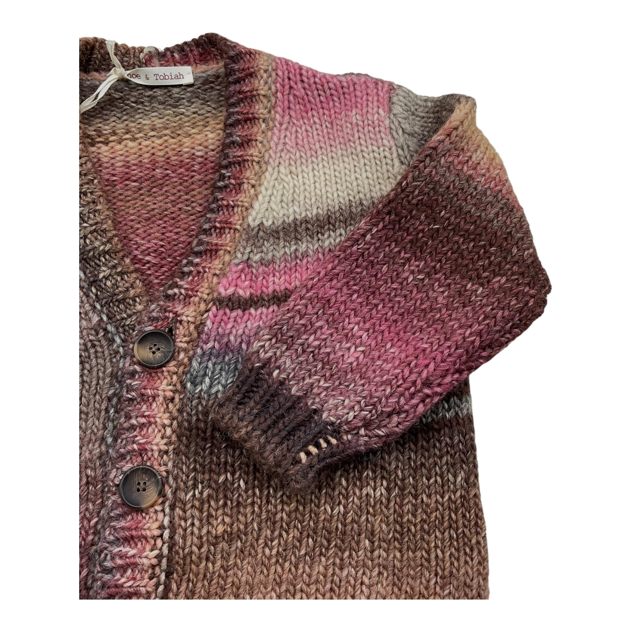 ZHOE & TOBIAH cardigan tinta unita con bottoni Multicolor per Bambino FNT2XX MULTICOLOR ZHOE & TOBIAH