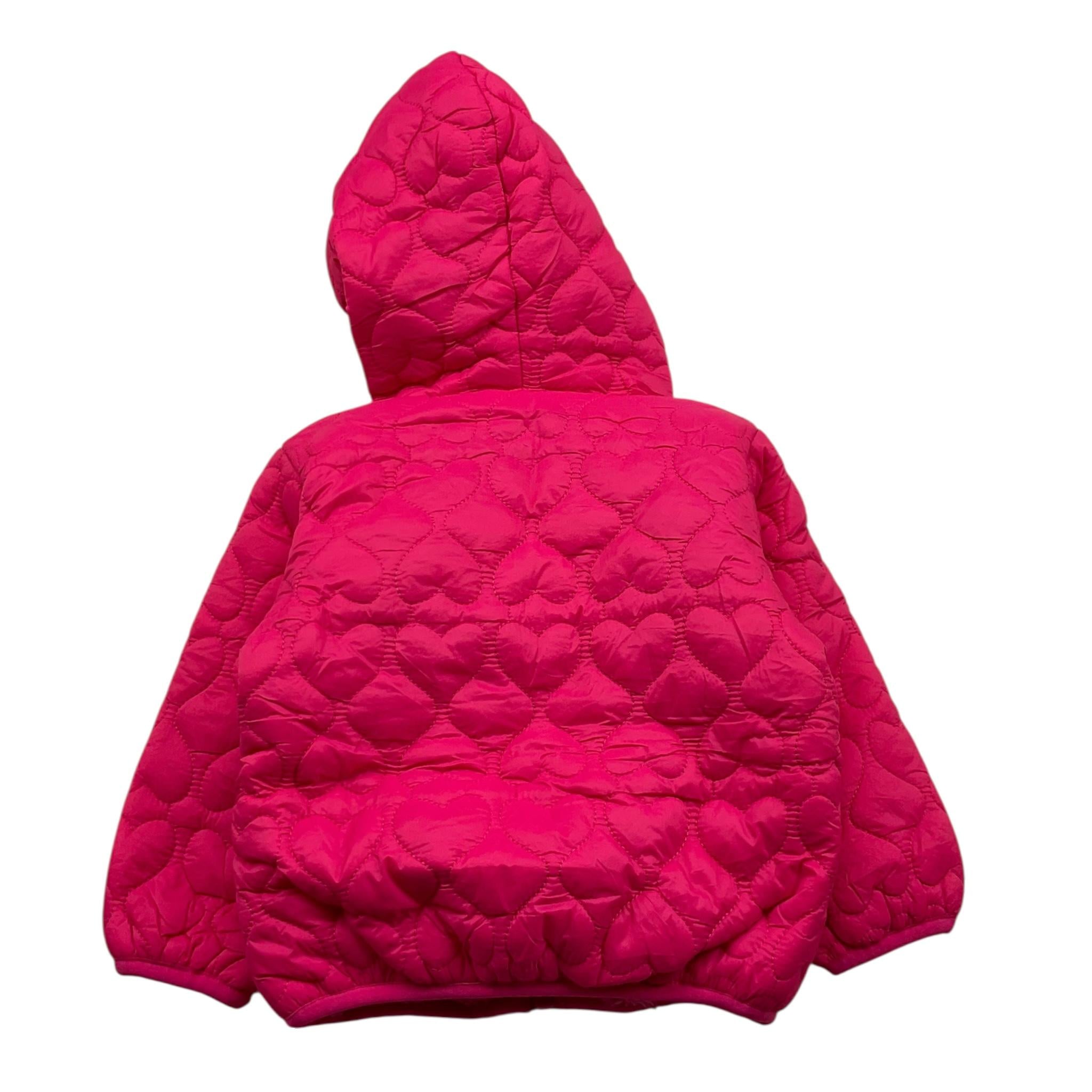 MONO STAR giubbino tinta unita con zip e cappuccio Fuxia per Neonata MS5209 FUXIA MONO STAR