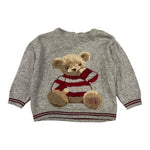 LE BEBE' maglia girocollo tinta unita con stampa Grigio per Neonato LBB5160 GRIGIO LE BEBE'