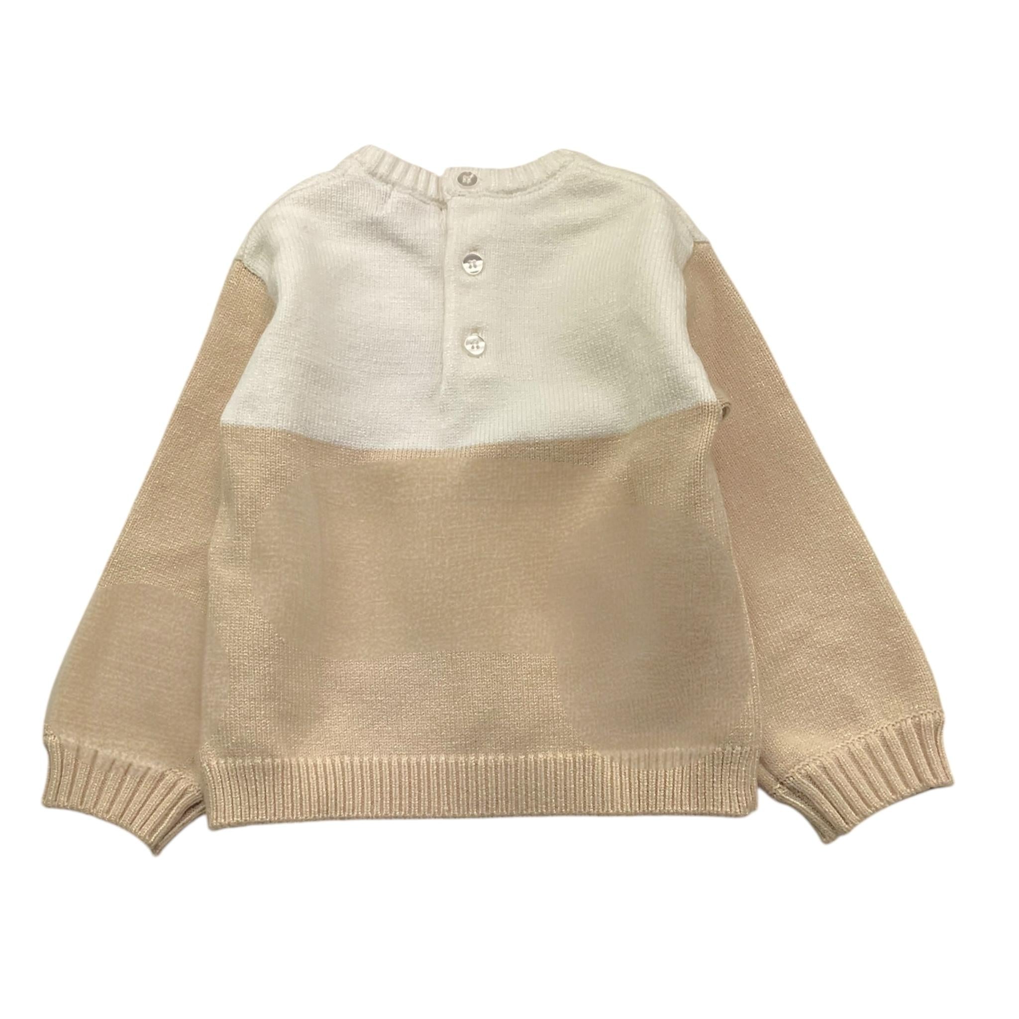 GUESS completo 2 pezzi maglia-pantalone tinta unita Beige per Neonata A4BG17Z3GS0 BEIGE GUESS