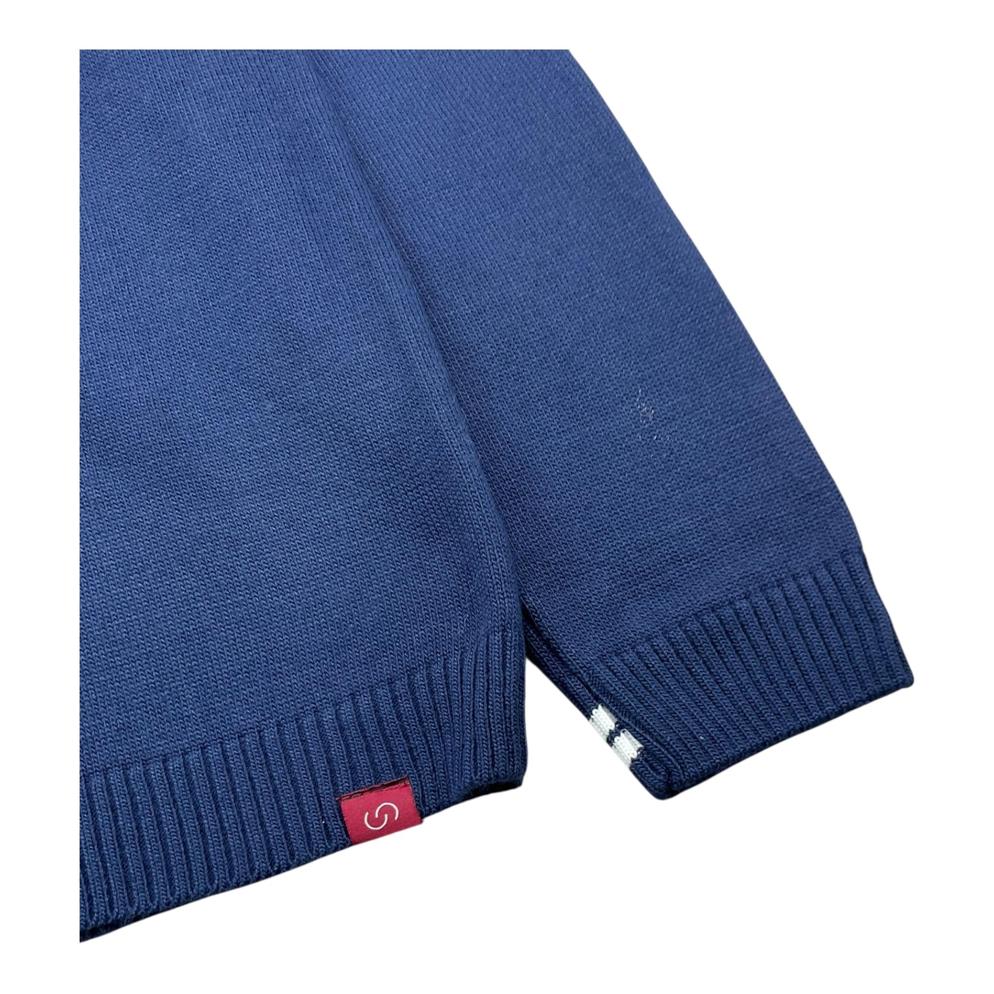 SIVIGLIA maglia girocollo tinta unita con logo Blu per Bambino SVJSW16057 BLU SIVIGLIA