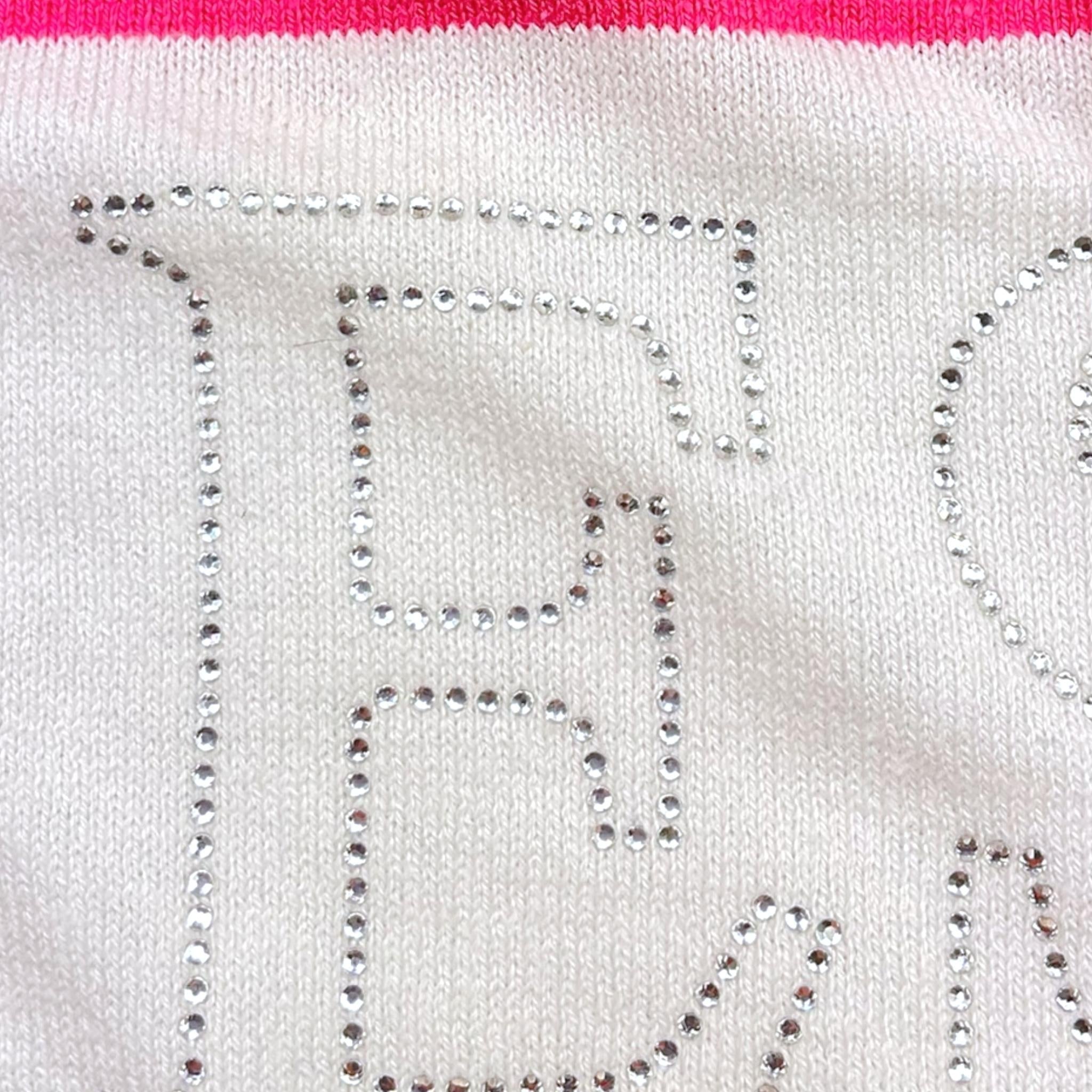 GUESS maglia tinta unita girocollo con stampa Fuxia per Bambina J4YR01Z3GW0 FUXIA GUESS
