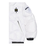 BLAUER giubbino tinta unita con cappuccio e profili in contrasto Bianco per Bambino 24WBLC03066 BIANCO BLAUER