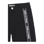 GAELLE jeans tinta unita con profili logati Nero per Bambina 2741P00310X NERO GAELLE