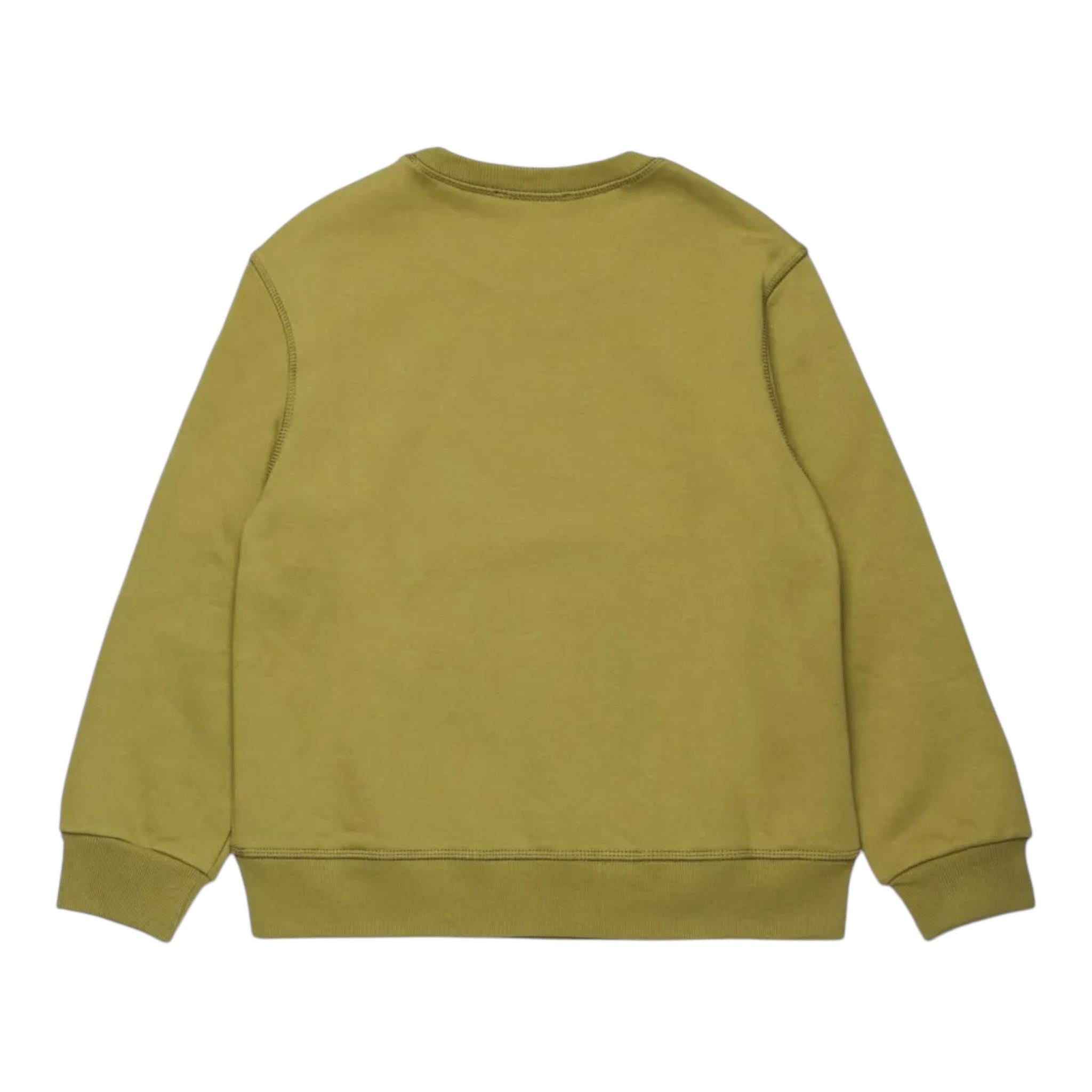 DSQUARED2 felpa girocollo tinta unita con stampa Beige per Bambino DQ2469 BEIGE DSQUARED2