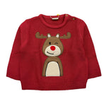 LOSAN maglia gircoll tinta unita con stampa Rosso per Neonato LBBAP0202N ROSSO LOSAN