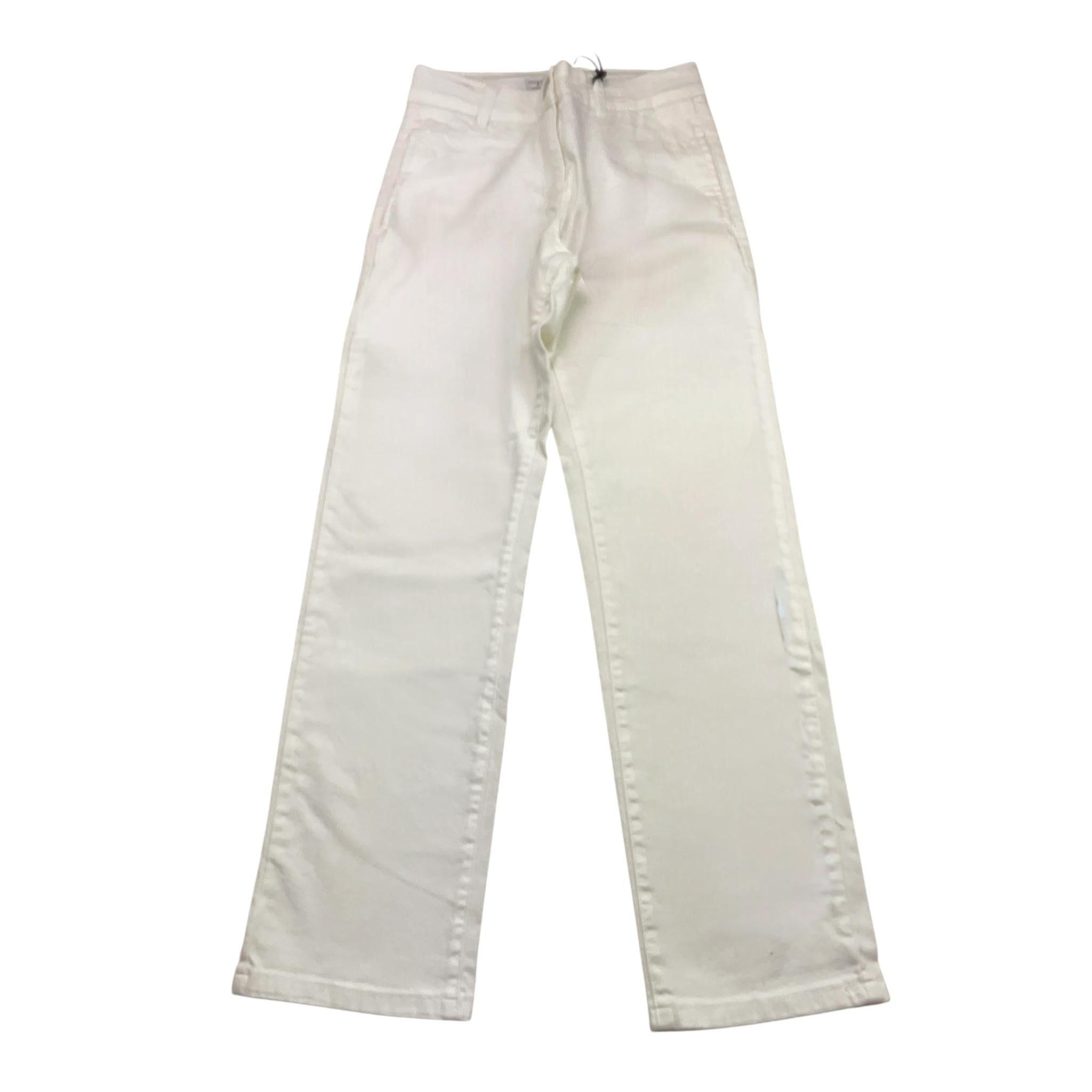 TO be too jeans tinta unita con girovita regolabile Bianco per Bambina TBT2449 BIANCO TO be too