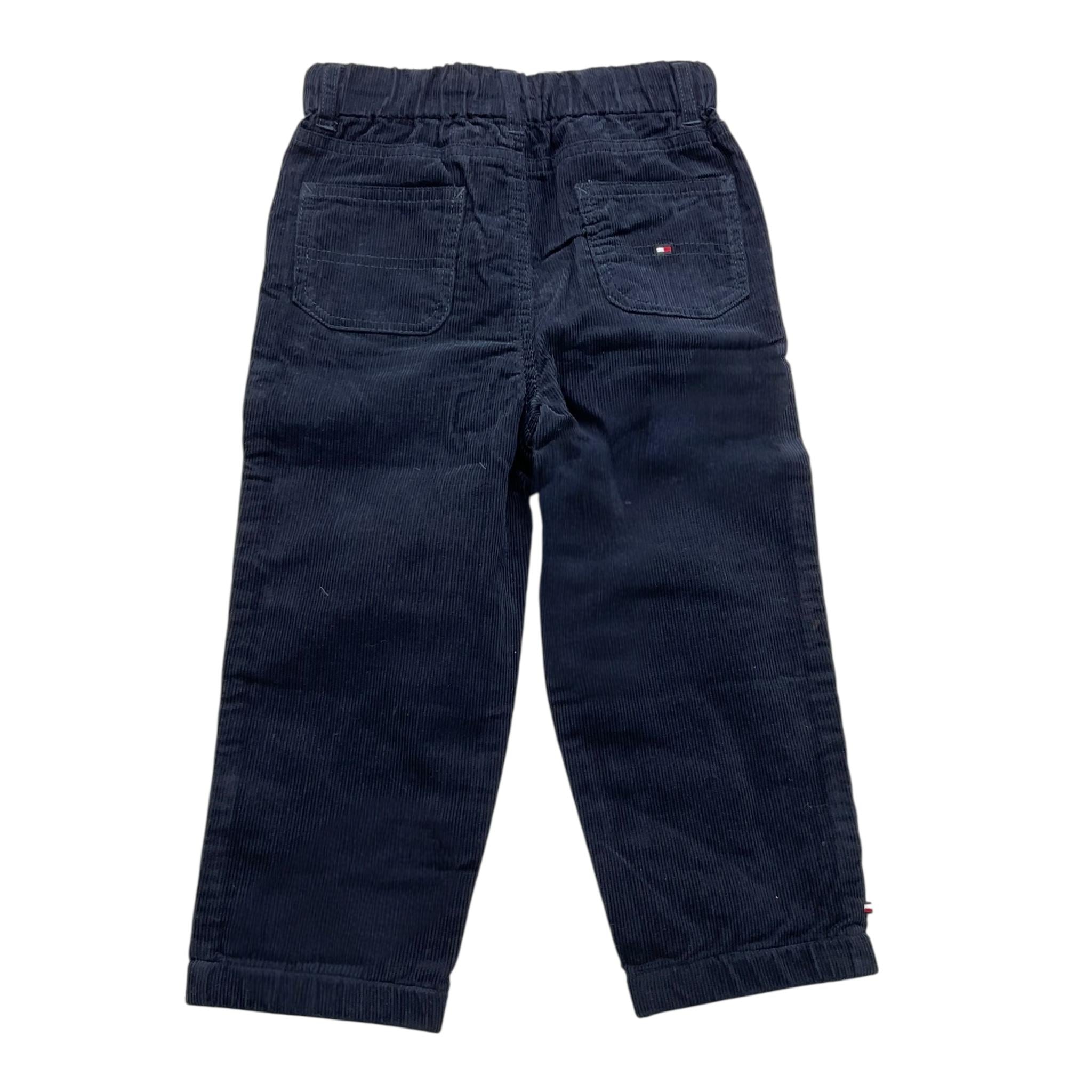 TOMMY HILFIGER pantalone tinta unita con elastico in vita Blu per Neonato KN0KN01905 BLU TOMMY HILFIGER