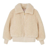 LIU JO pelliccia tinta unita con zip Panna per Bambina GF3042 PANNA LIU JO