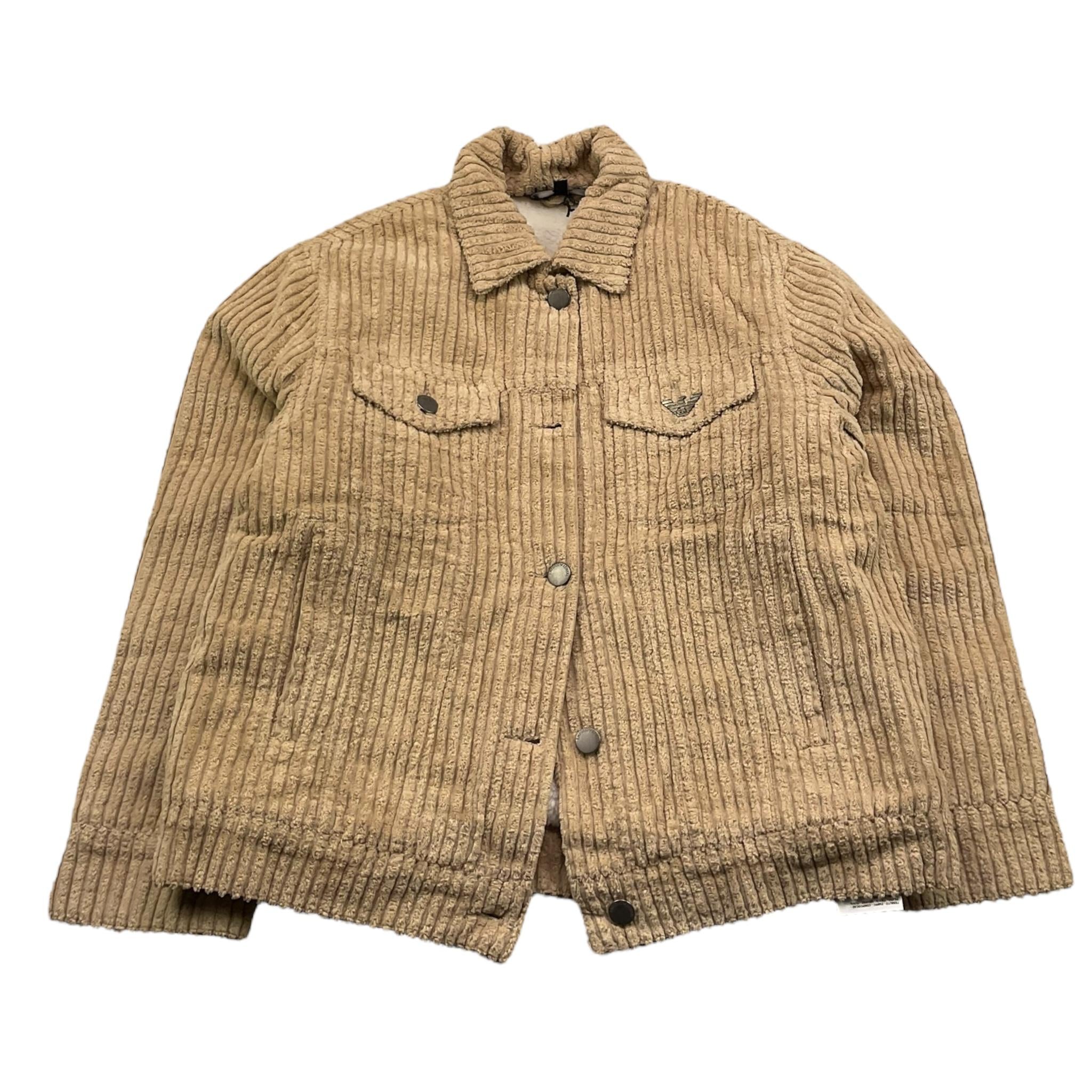 EMPORIO ARMANI camicia manica lunga con pelliccia interna Beige per Bambino CME BEIGE EMPORIO ARMANI