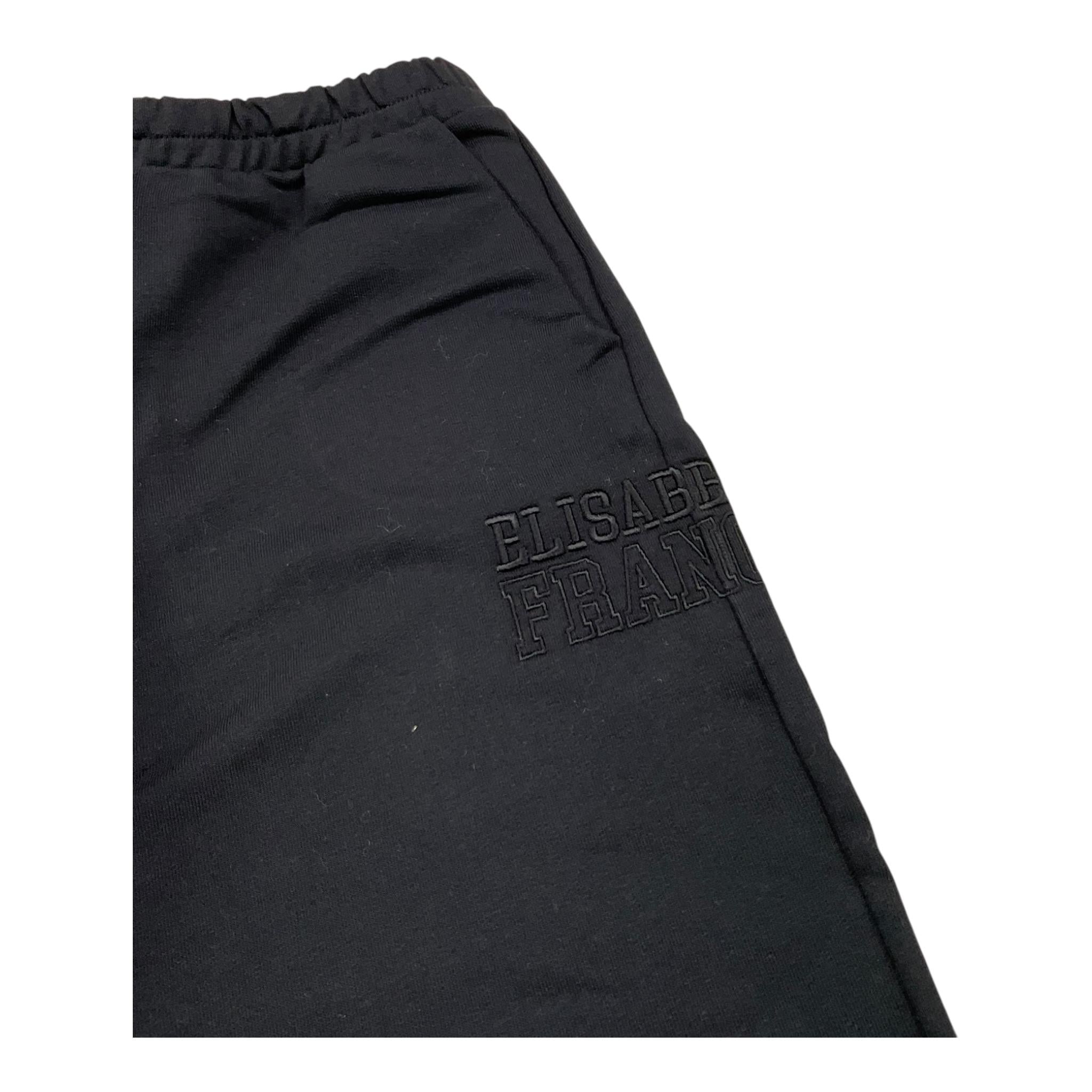 ELISABETTA FRANCHI pantalone tuta tinta unita con logo Nero per Bambina EFPA272X NERO ELISABETTA FRANCHI