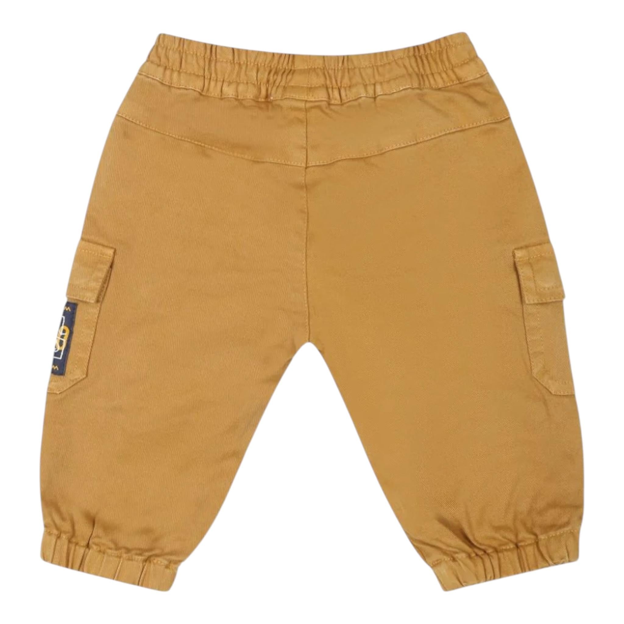 MOSCHINO pantalone tinta unita con tasche america Cammello per Bambino HUP07XX CAMMELLO MOSCHINO