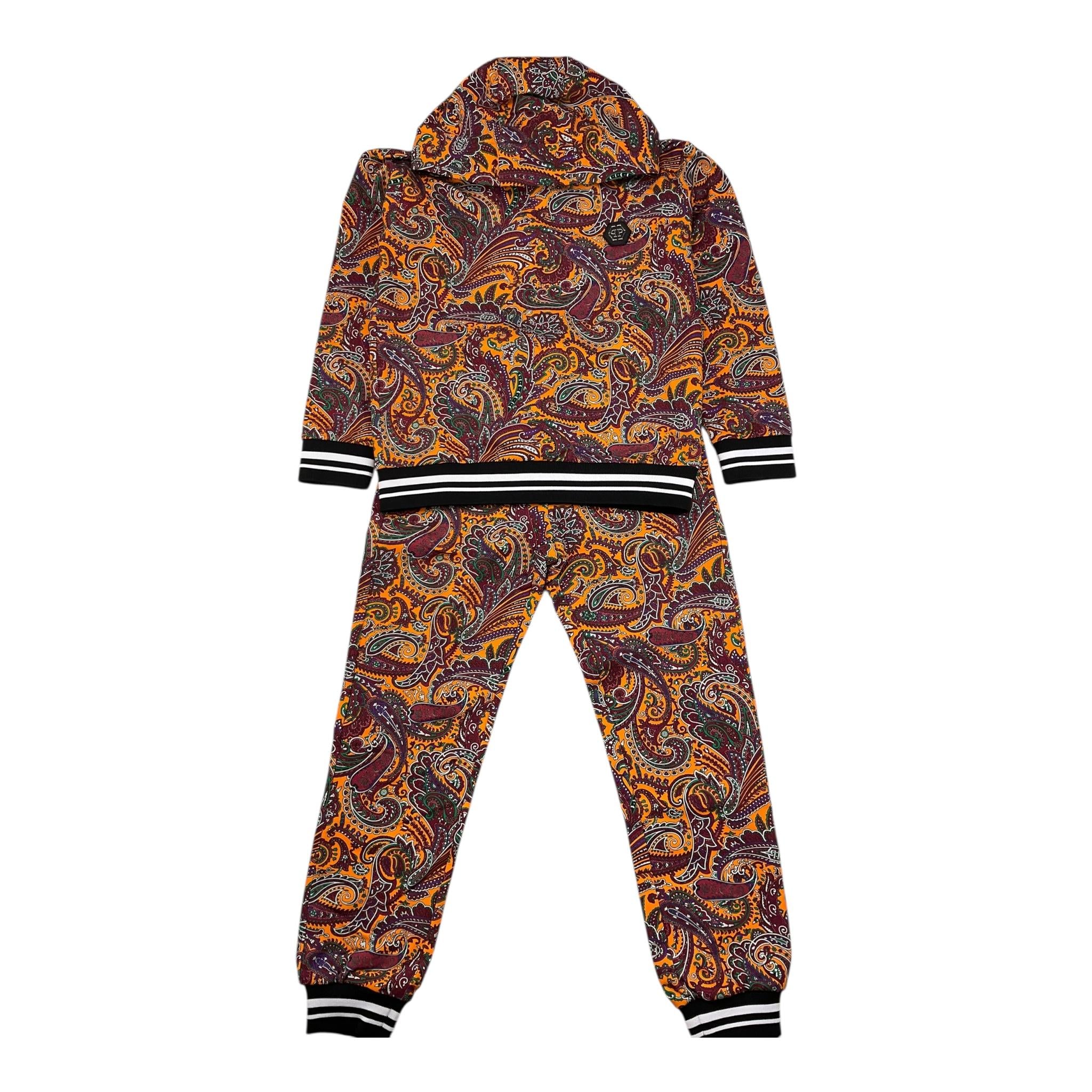 PHILIPPE PLEIN completo 2 pezzi felpa-pantalone stampa fantasia Multicolor per Bambino 2UK00E MULTICOLOR PHILIPPE PLEIN