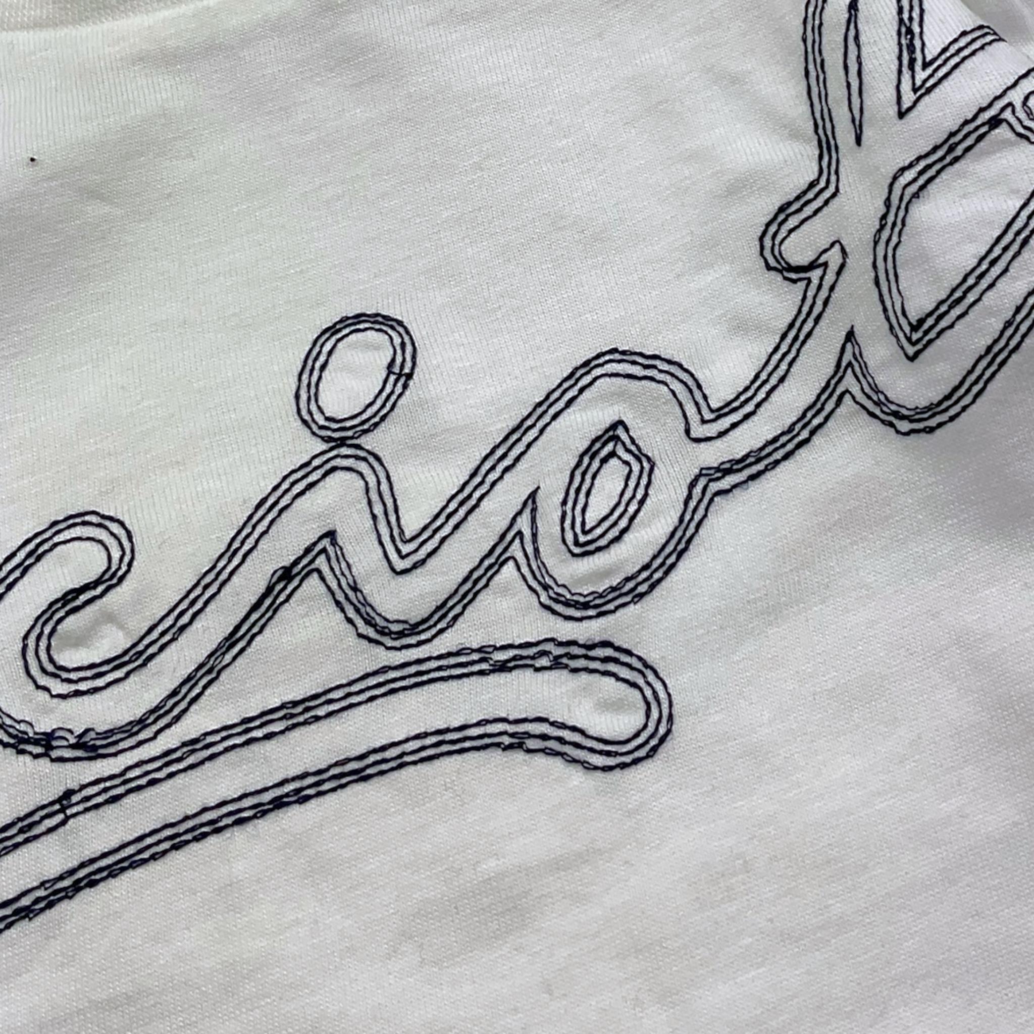 CESARE PACIOTTI shirt girocollo tinta unita con stampa Bianco per Neonato TSP5308BN BIANCO CESARE PACIOTTI