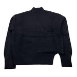 MANILA GRACE maglia mezzocollo tinta unita con logo Nero per Bambina MFJF24M168 NERO MANILA GRACE