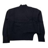 MANILA GRACE maglia mezzocollo tinta unita con logo Nero per Bambina MFJF24M168 NERO MANILA GRACE