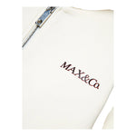 MAX&Co. felpa tinta unita con cappuccio Panna per Bambina MX0054 PANNA MAX&Co.