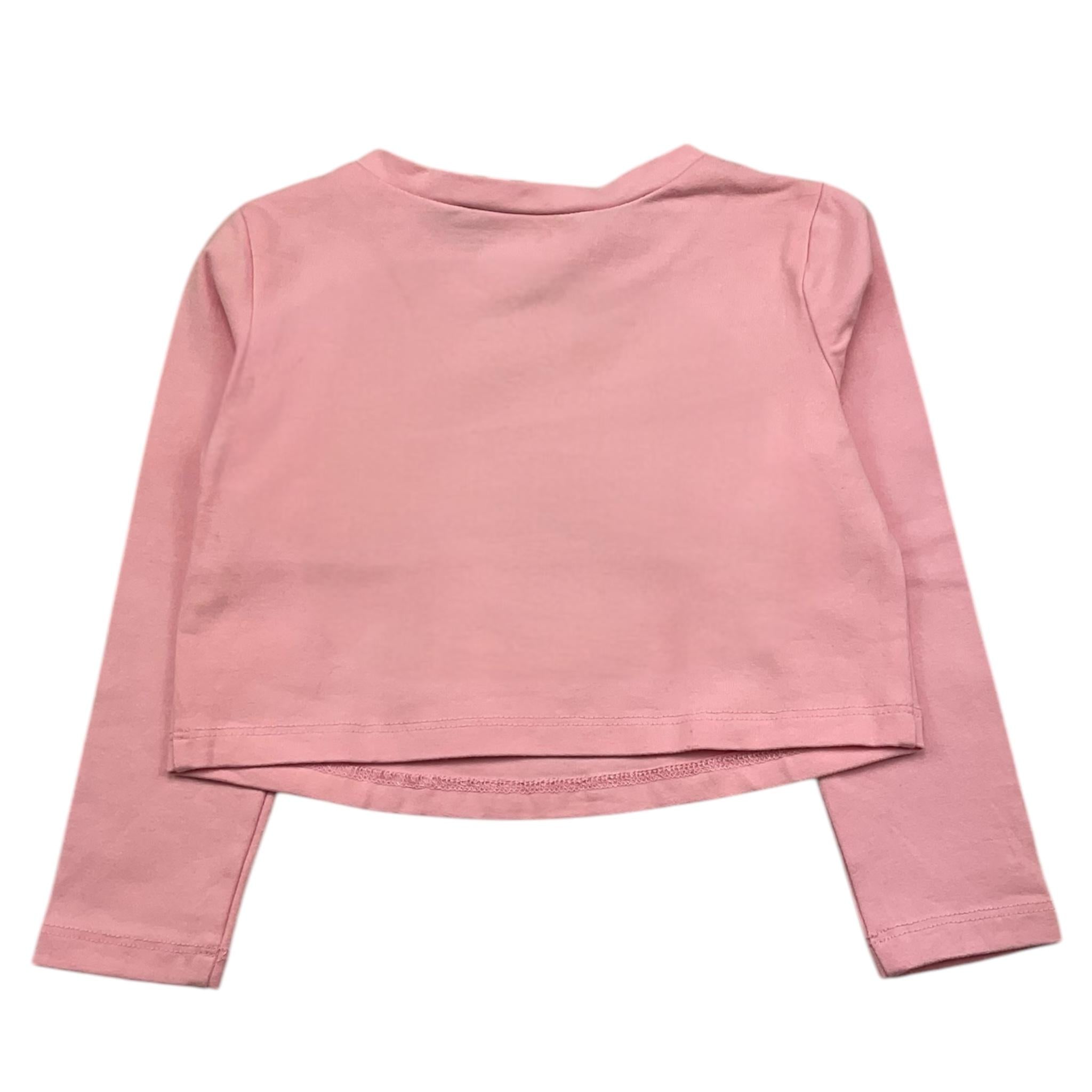 TWINSET shirt girocollo tinta unita con stampa Rosa per Neonata 242GJ2032X ROSA TWINSET