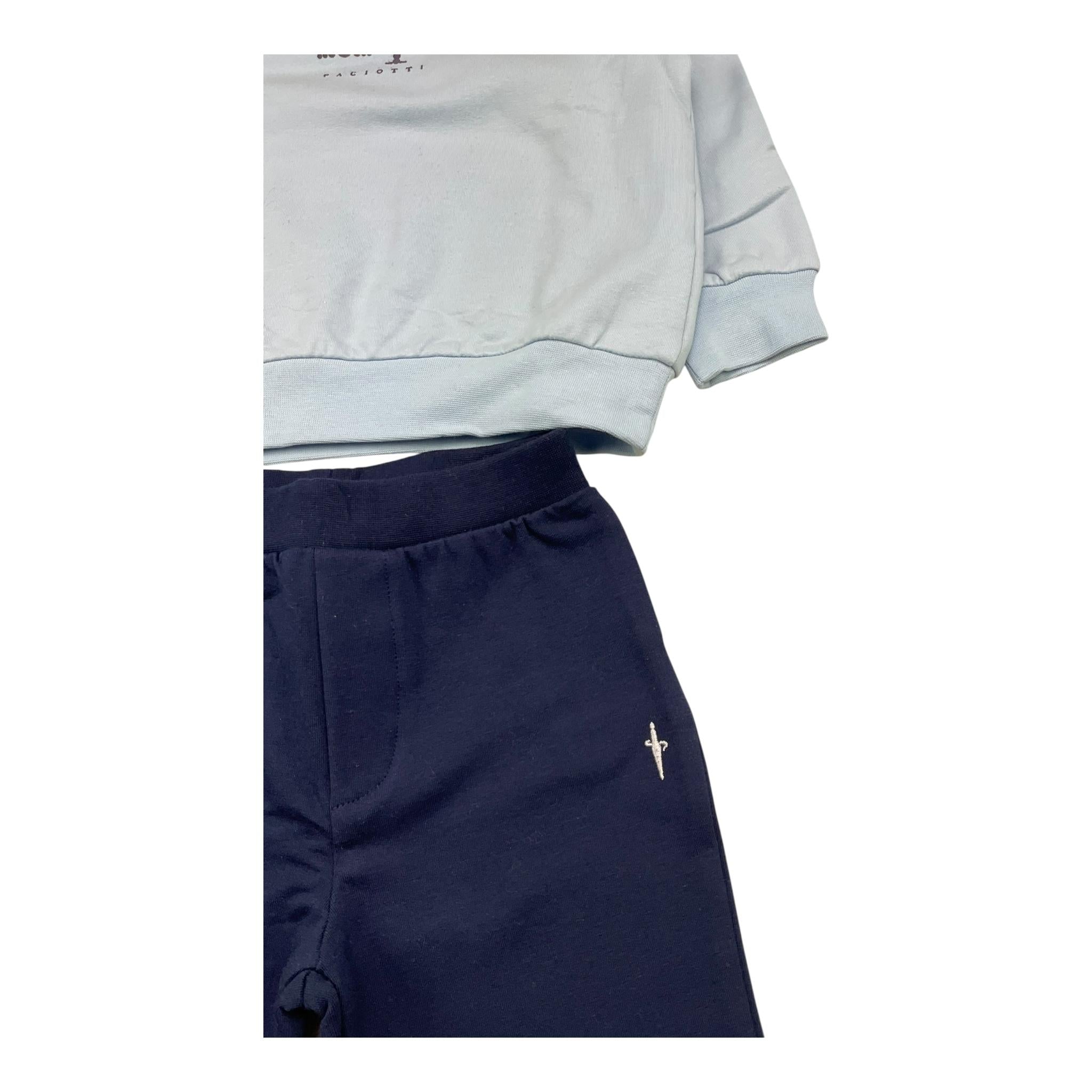 CESARE PACIOTTI complet 2 pezzi felpa-pantalone Azzurro per Neonato CFP5301N AZZURRO CESARE PACIOTTI