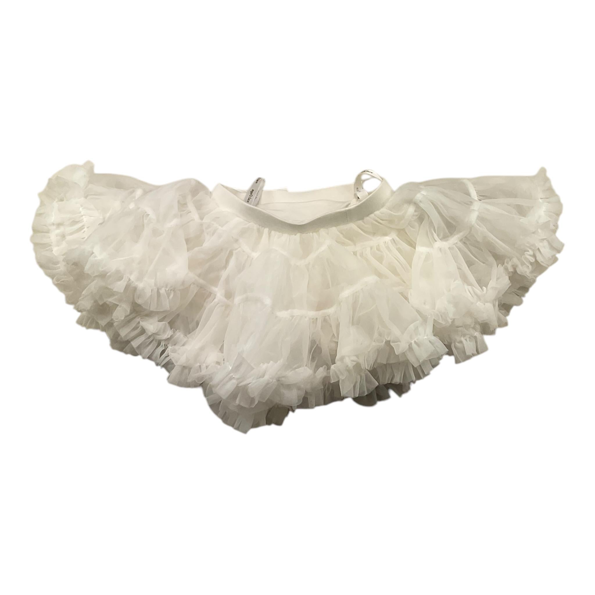 ANGEL'S FACE gonna tinta unita con tulle Bianco per Neonata BIKY BIANCO ANGEL'S FACE