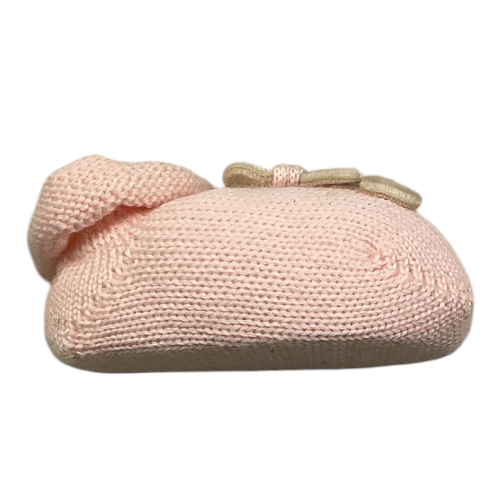 STORY LORIS babbucce tinta unita con orso Rosa per Neonata 3203 ROSA STORY LORIS