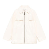 STELLA McCARTNEY giubbino in ecopelle tinta unita con frange Beige per Bambina TV2C57Z2202 BEIGE STELLA McCARTNEY