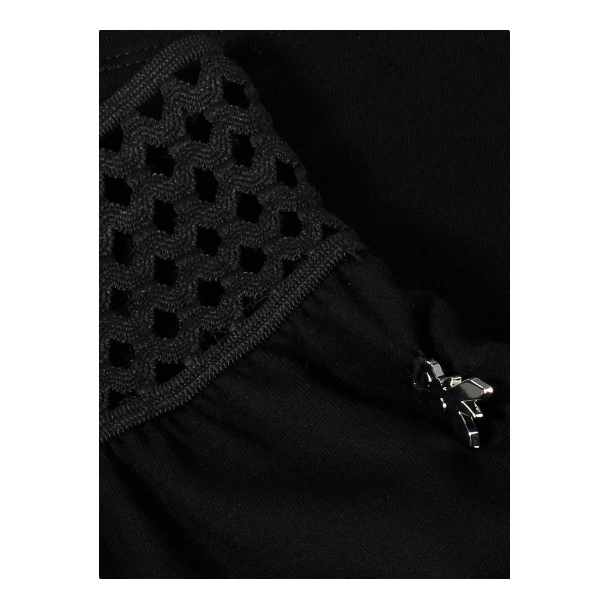 PATRIZIA PEPE short tinta unita con elastico in vita e trafori Nero per Bambina 7P0332 NERO PATRIZIA PEPE