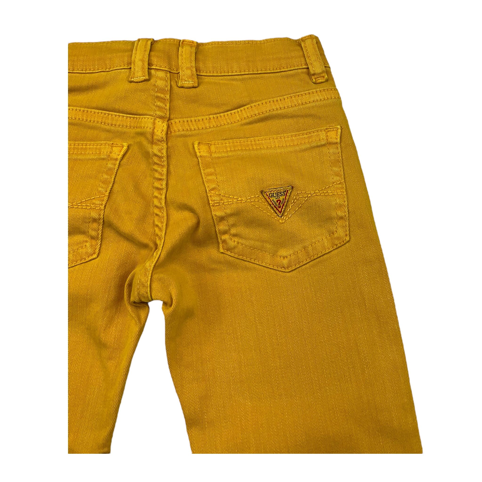 GUESS pantalone tinta unita con girovita regolabile Giallo per Bambino N4YB07WE620JX GIALLO GUESS