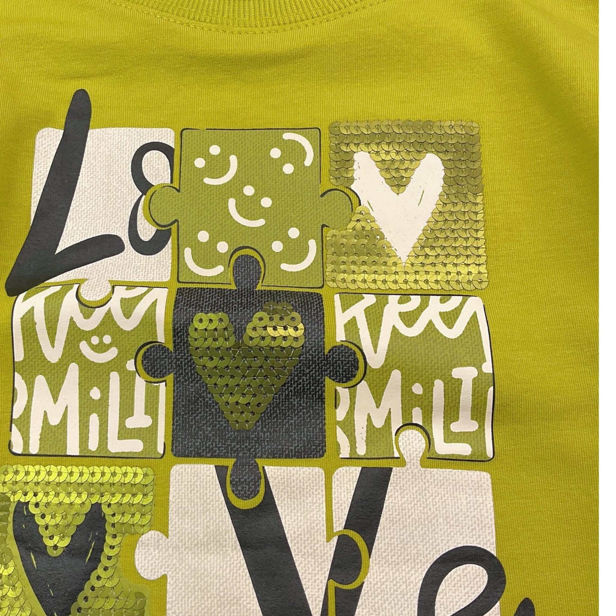 MAYORAL completo 2 pezzi felpa-leggins bicolore Verde per Neonata 4708XN VERDE MAYORAL