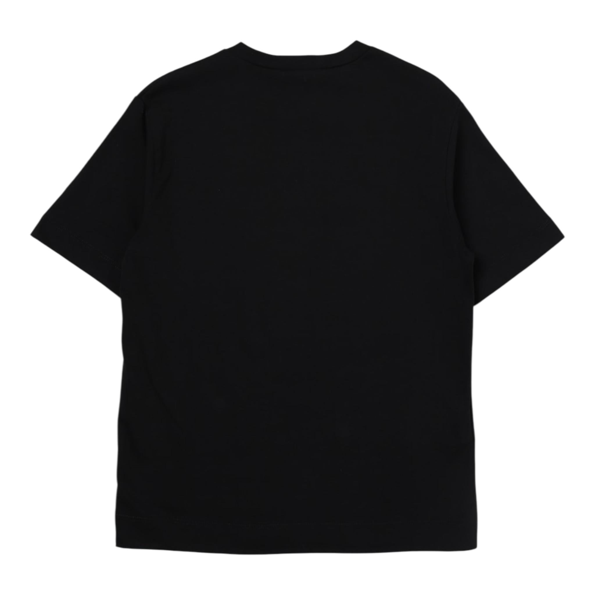MARNI t-shirt girocollo tinta unita con stampa Nero per Bambino M01265 NERO MARNI