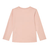 GUESS shirt girocollo tinta unita con stampa in contrasto Rosa per Neonata A4BI03J1314X ROSA GUESS