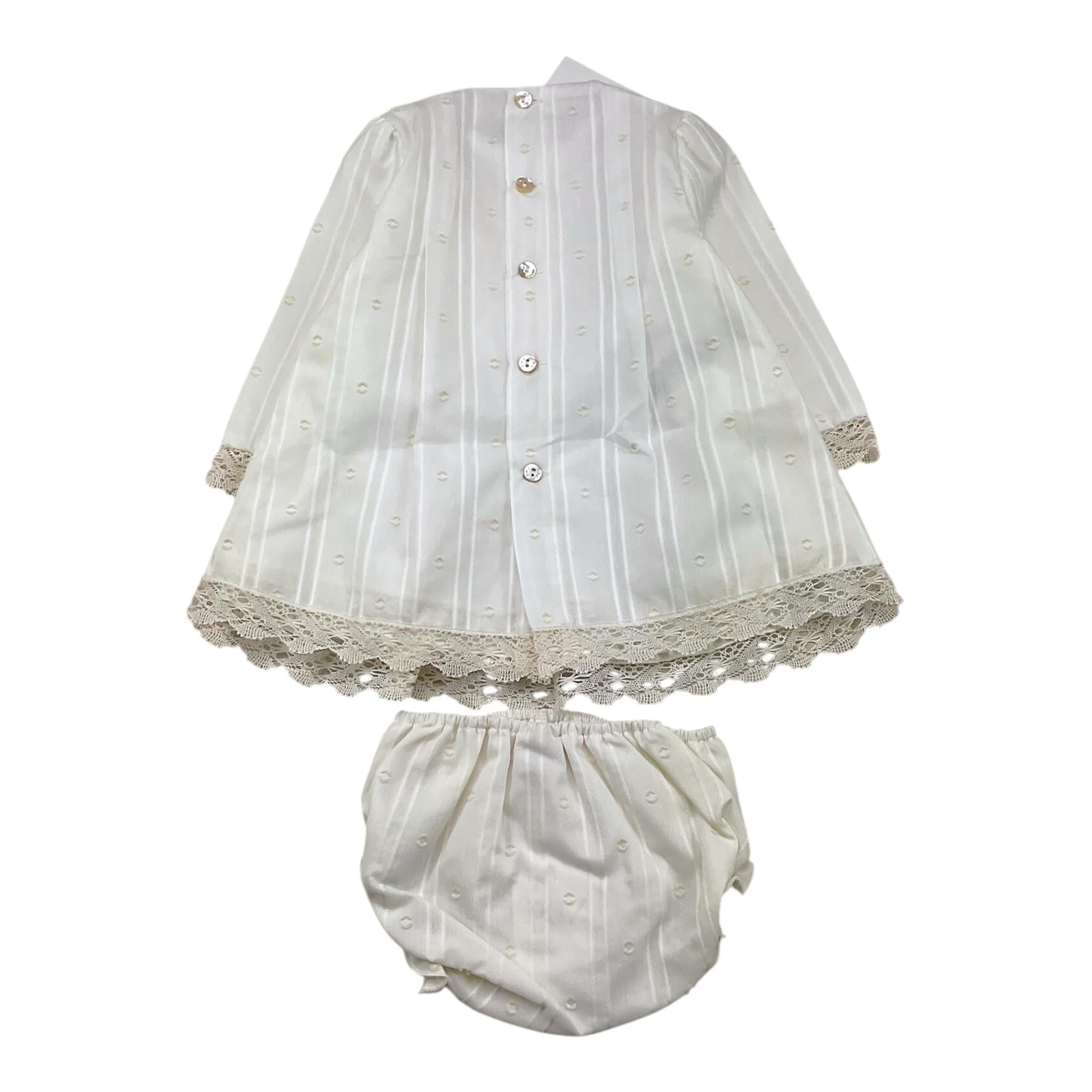 PAZ RODRIGUEZ set abito-coulotte tinta unita Bianco per Neonata 004151841 BIANCO PAZ RODRIGUEZ
