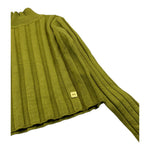 MANILA GRACE maglia collo alto tinta unita Verde per Bambina MFJF24M174 VERDE MANILA GRACE