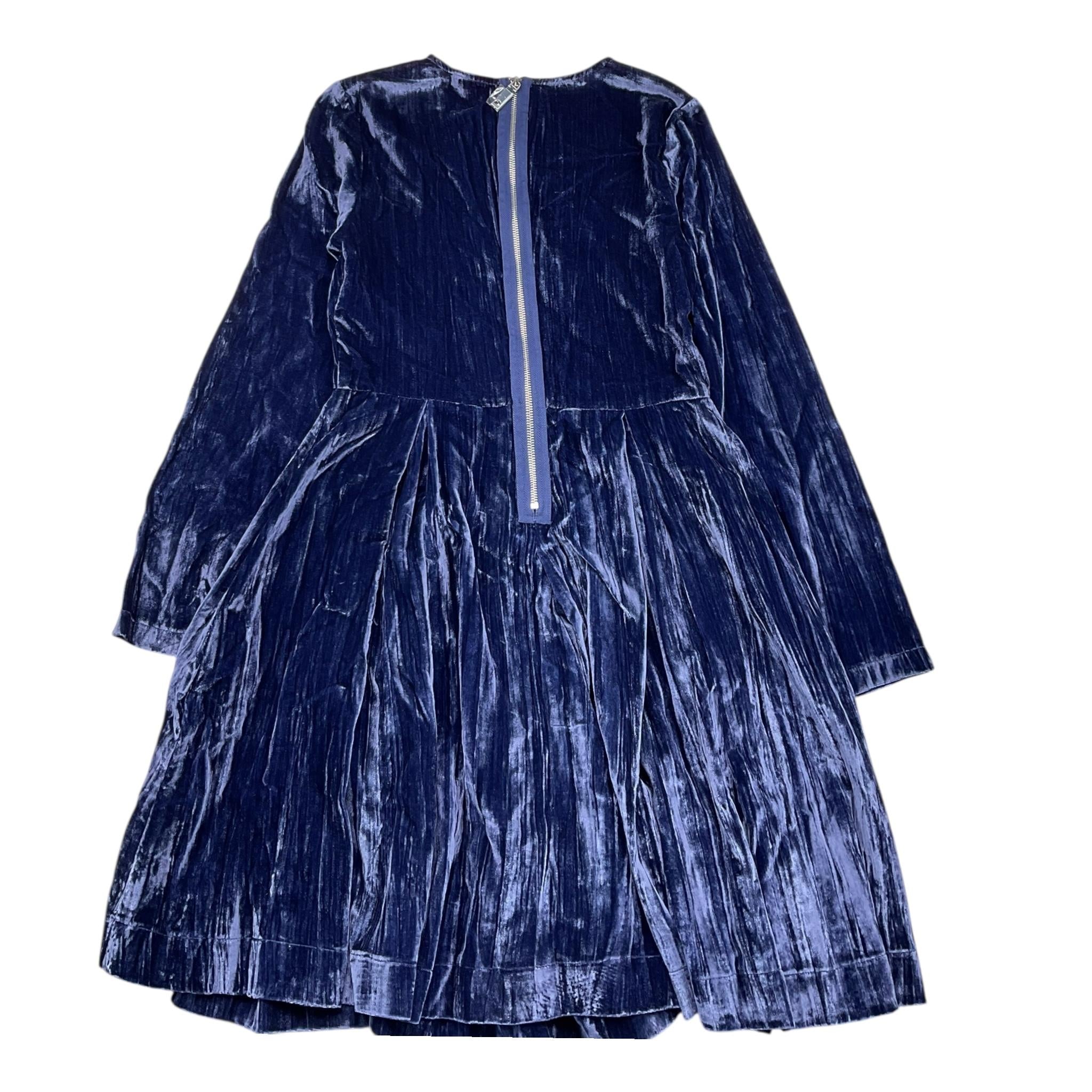 MAX&Co. tuta intera manica lunga in velluto Blu per Bambina MX0049 BLU MAX&Co.