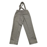 MICHAEL COAL pantalone tinta unita con elastico in vita Bianco/nero per Bambino LITJHN3081F24 BIANCO/NERO MICHAEL COAL